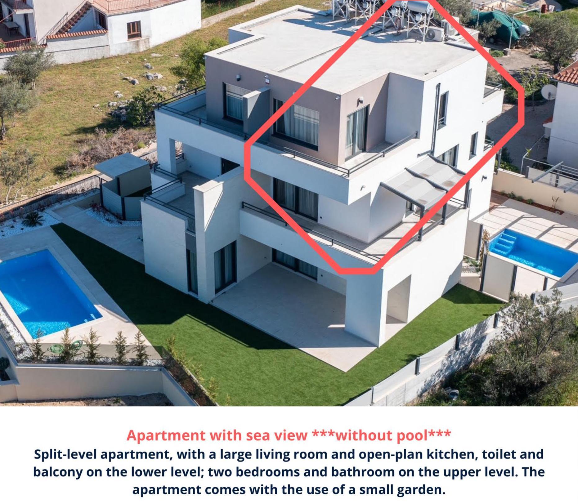 Villa Magna Luxury Apartments Murter Oda fotoğraf